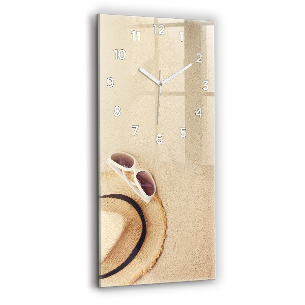 Modern vertical wall clock Golden abstraction