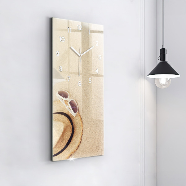 Modern vertical wall clock Golden abstraction