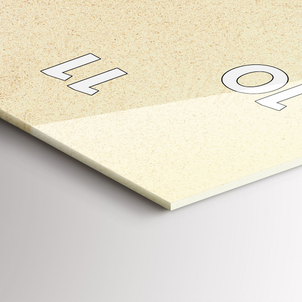 Modern vertical wall clock Golden abstraction