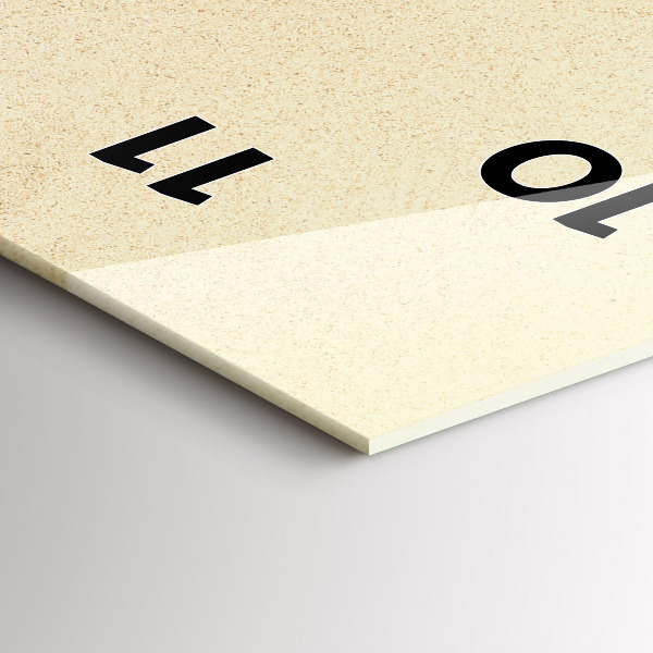 Modern vertical wall clock Golden abstraction