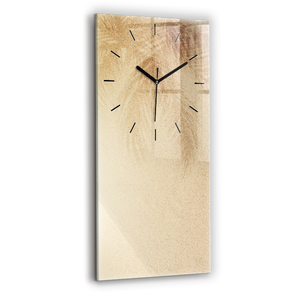 Modern vertical wall clock Golden abstraction
