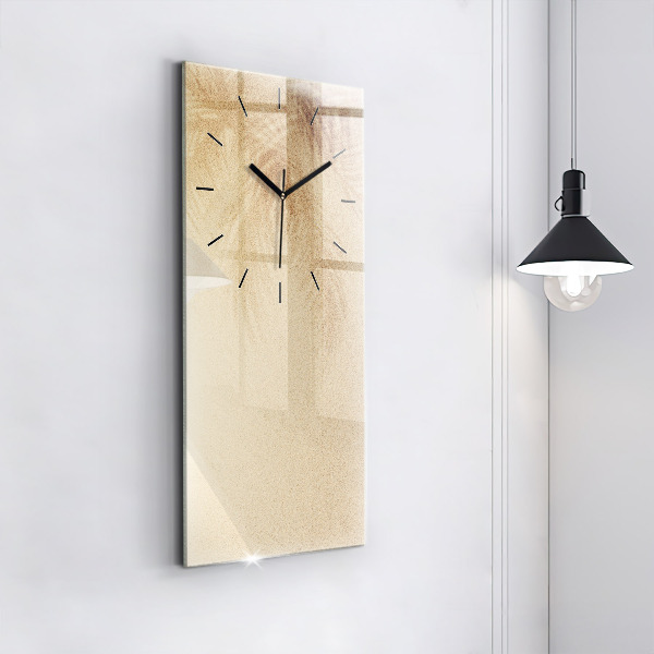 Modern vertical wall clock Golden abstraction