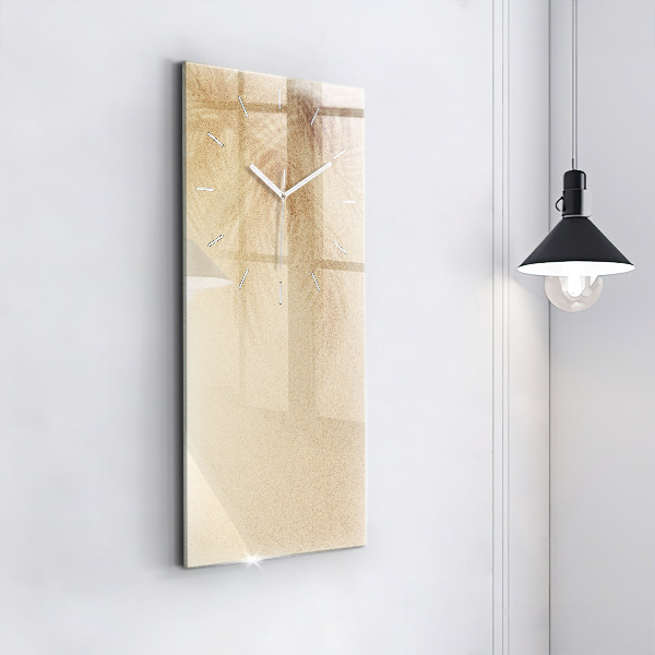Modern vertical wall clock Golden abstraction