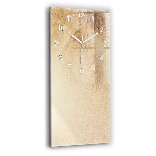 Modern vertical wall clock Golden abstraction
