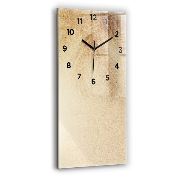 Modern vertical wall clock Golden abstraction