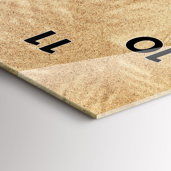 Modern vertical wall clock Golden abstraction