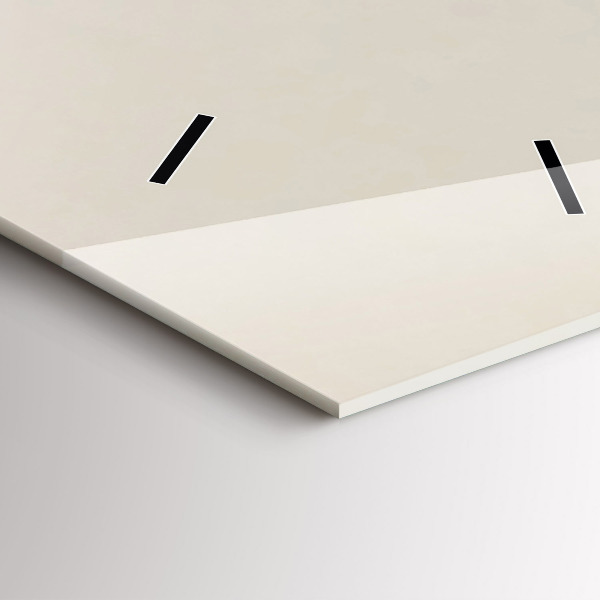 Modern vertical wall clock Abstract mountains