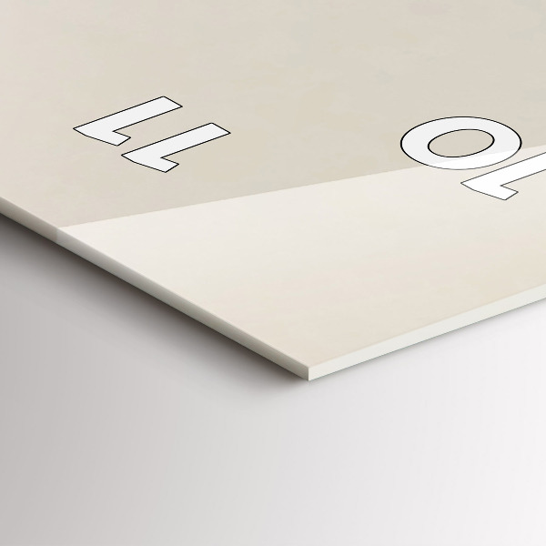 Modern vertical wall clock Abstract mountains