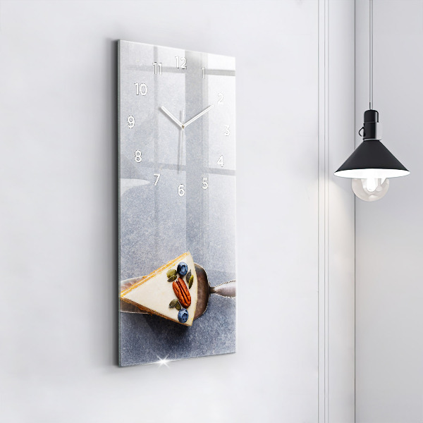 Modern vertical wall clock A piece of cake