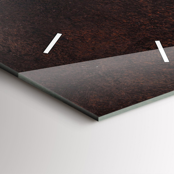 Modern vertical wall clock A cup of coffee