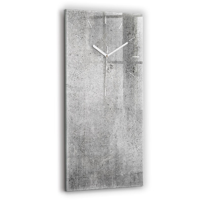 Modern vertical wall clock Raw wall