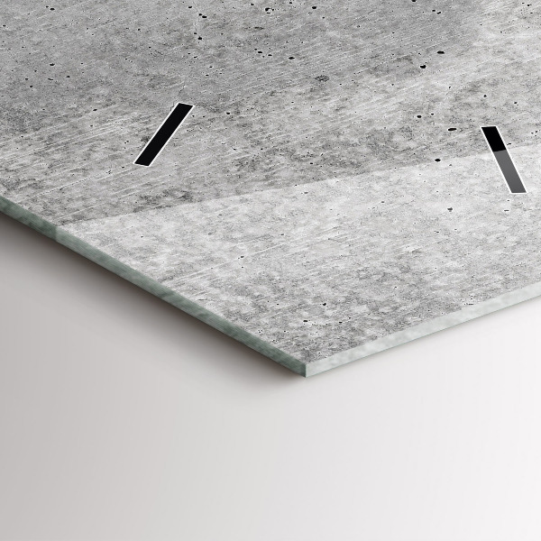 Modern vertical wall clock Raw wall