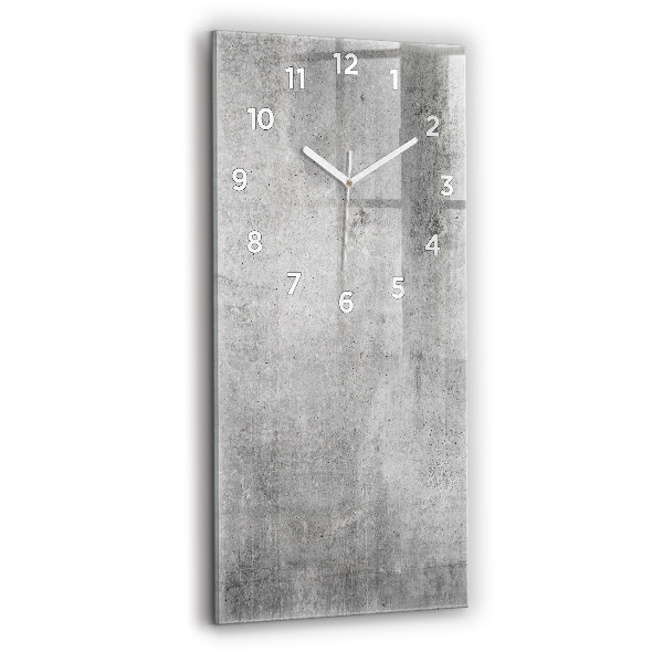 Modern vertical wall clock Raw wall