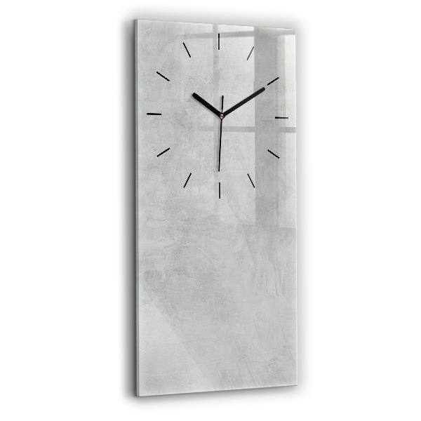 Modern vertical wall clock Stone wall