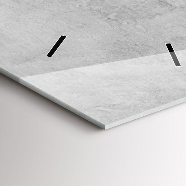 Modern vertical wall clock Stone wall