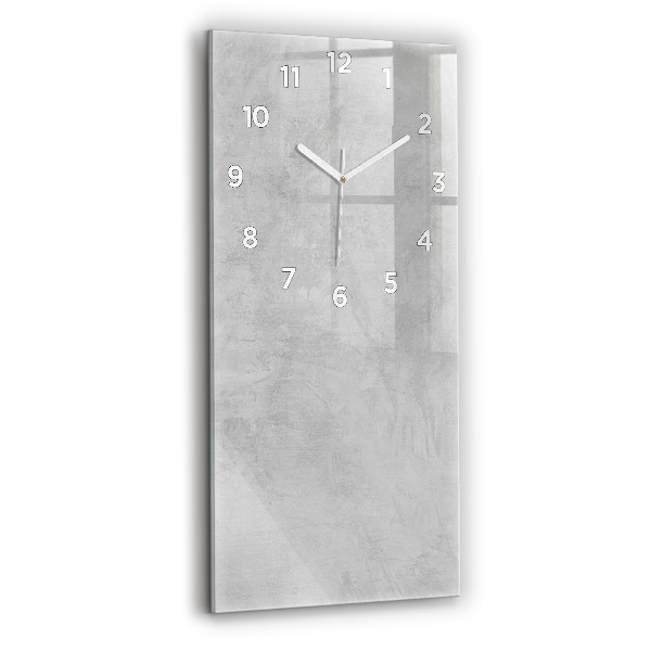 Modern vertical wall clock Stone wall