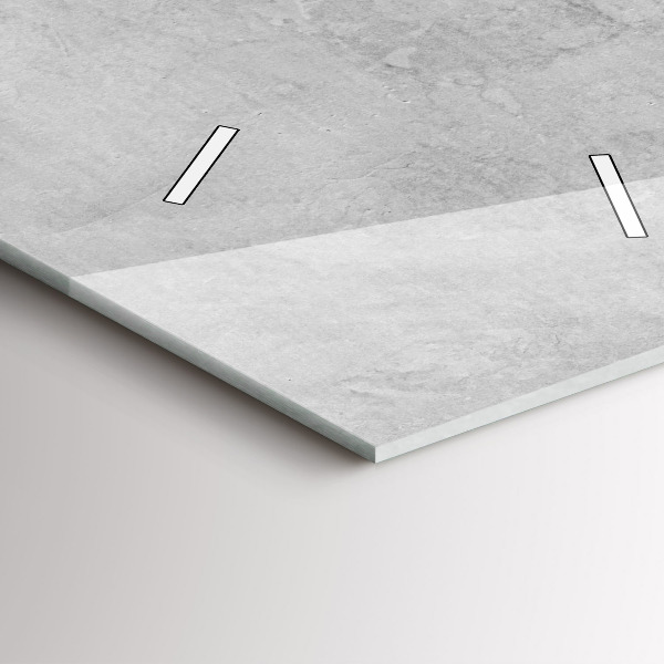 Modern vertical wall clock Stone wall