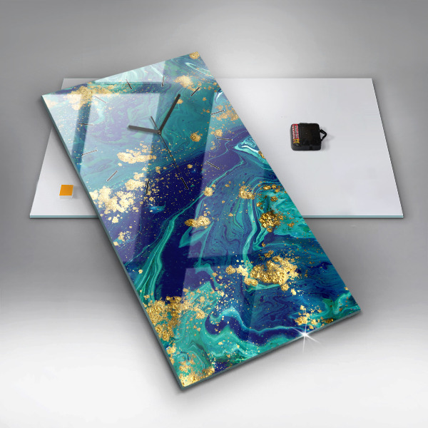 Modern vertical wall clock Modern abstraction