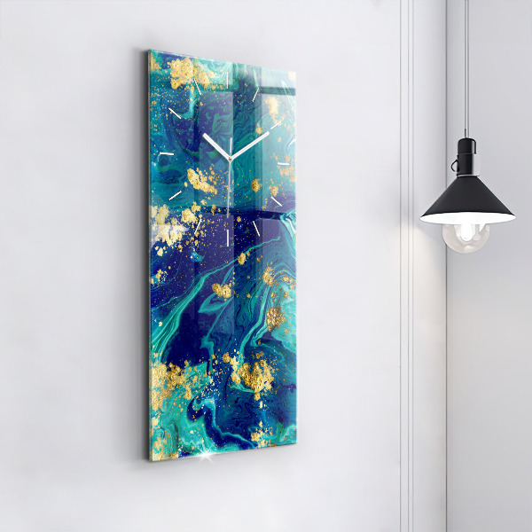 Modern vertical wall clock Modern abstraction