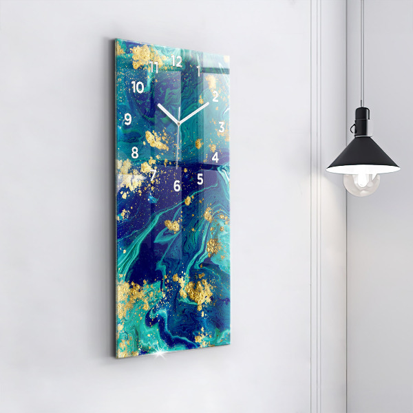 Modern vertical wall clock Modern abstraction