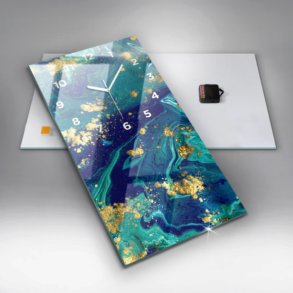 Modern vertical wall clock Modern abstraction