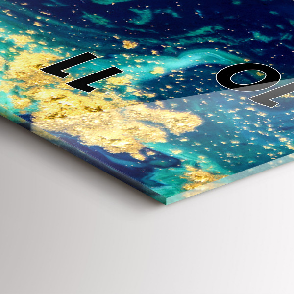 Modern vertical wall clock Modern abstraction