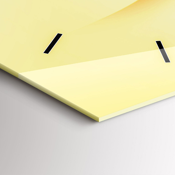 Modern vertical wall clock Abstraction waves