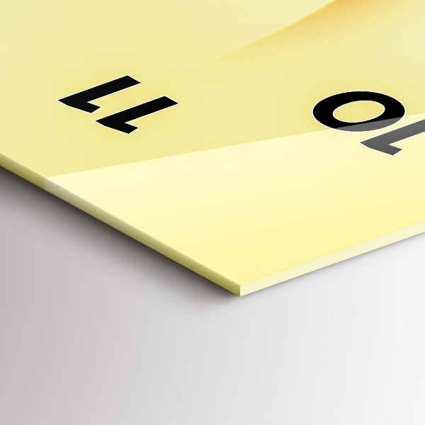 Modern vertical wall clock Abstraction waves