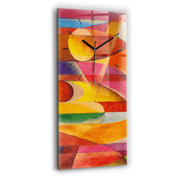 Modern vertical wall clock Art Decoration Abstraction