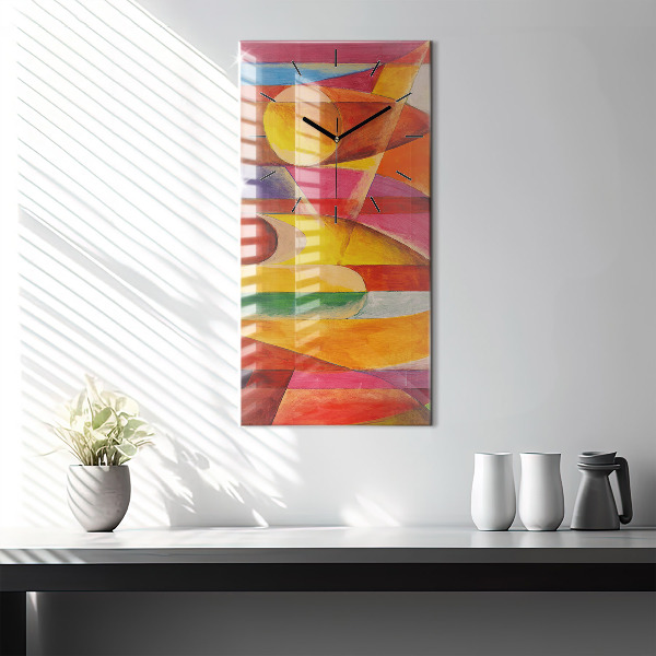 Modern vertical wall clock Art Decoration Abstraction