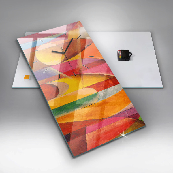 Modern vertical wall clock Art Decoration Abstraction