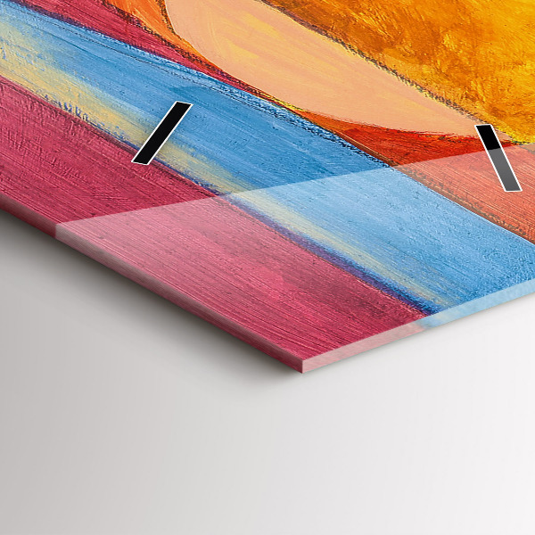 Modern vertical wall clock Art Decoration Abstraction