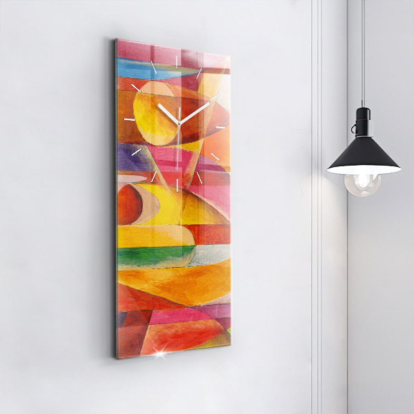 Modern vertical wall clock Art Decoration Abstraction