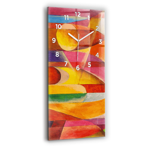 Modern vertical wall clock Art Decoration Abstraction