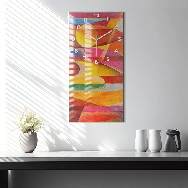 Modern vertical wall clock Art Decoration Abstraction
