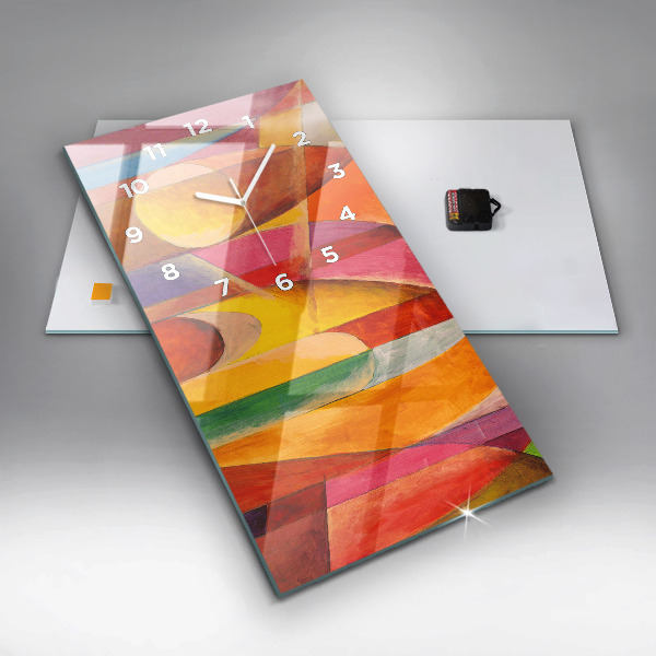 Modern vertical wall clock Art Decoration Abstraction