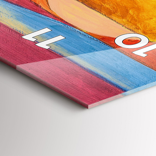 Modern vertical wall clock Art Decoration Abstraction