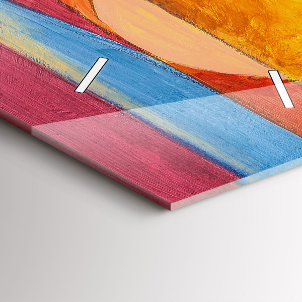 Modern vertical wall clock Art Decoration Abstraction