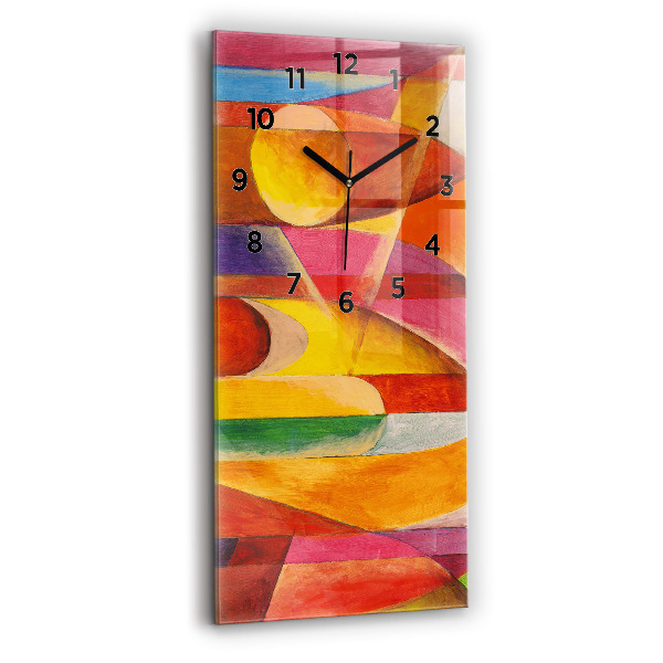 Modern vertical wall clock Art Decoration Abstraction