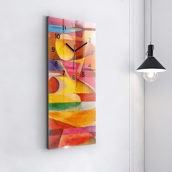 Modern vertical wall clock Art Decoration Abstraction