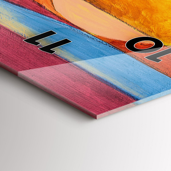 Modern vertical wall clock Art Decoration Abstraction