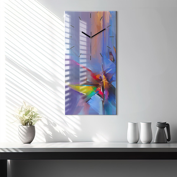Modern vertical wall clock Seascape