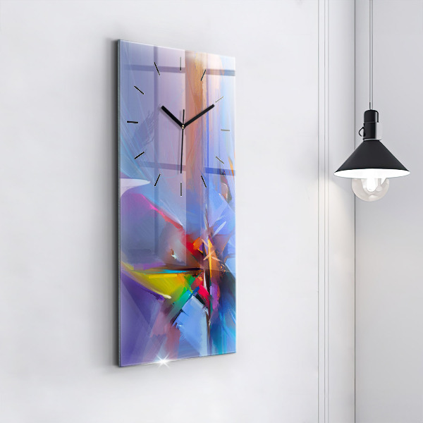 Modern vertical wall clock Seascape