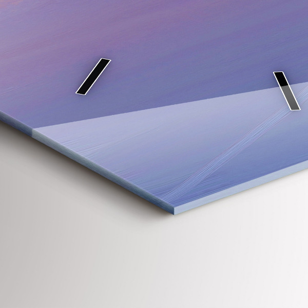 Modern vertical wall clock Seascape