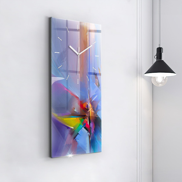 Modern vertical wall clock Seascape