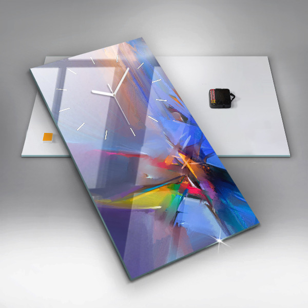 Modern vertical wall clock Seascape