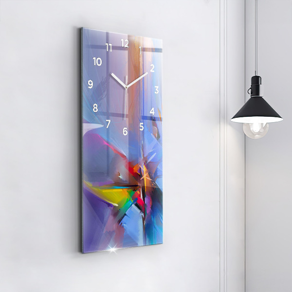 Modern vertical wall clock Seascape