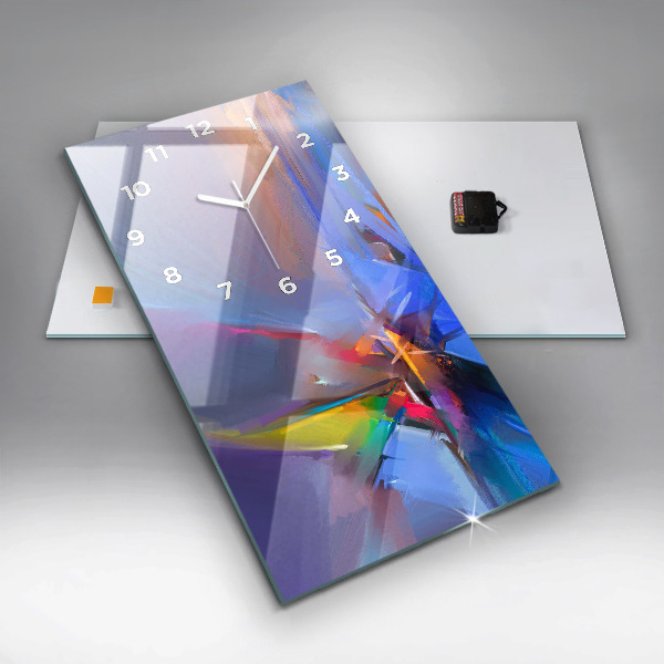 Modern vertical wall clock Seascape