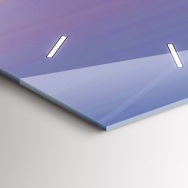 Modern vertical wall clock Seascape