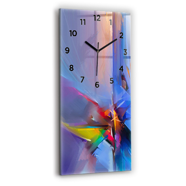 Modern vertical wall clock Seascape